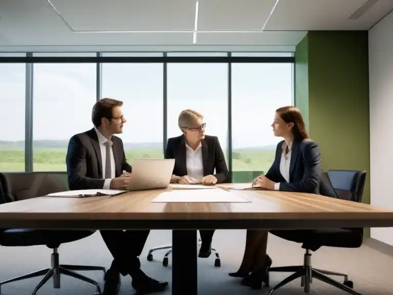 Local environmental consultants meet.