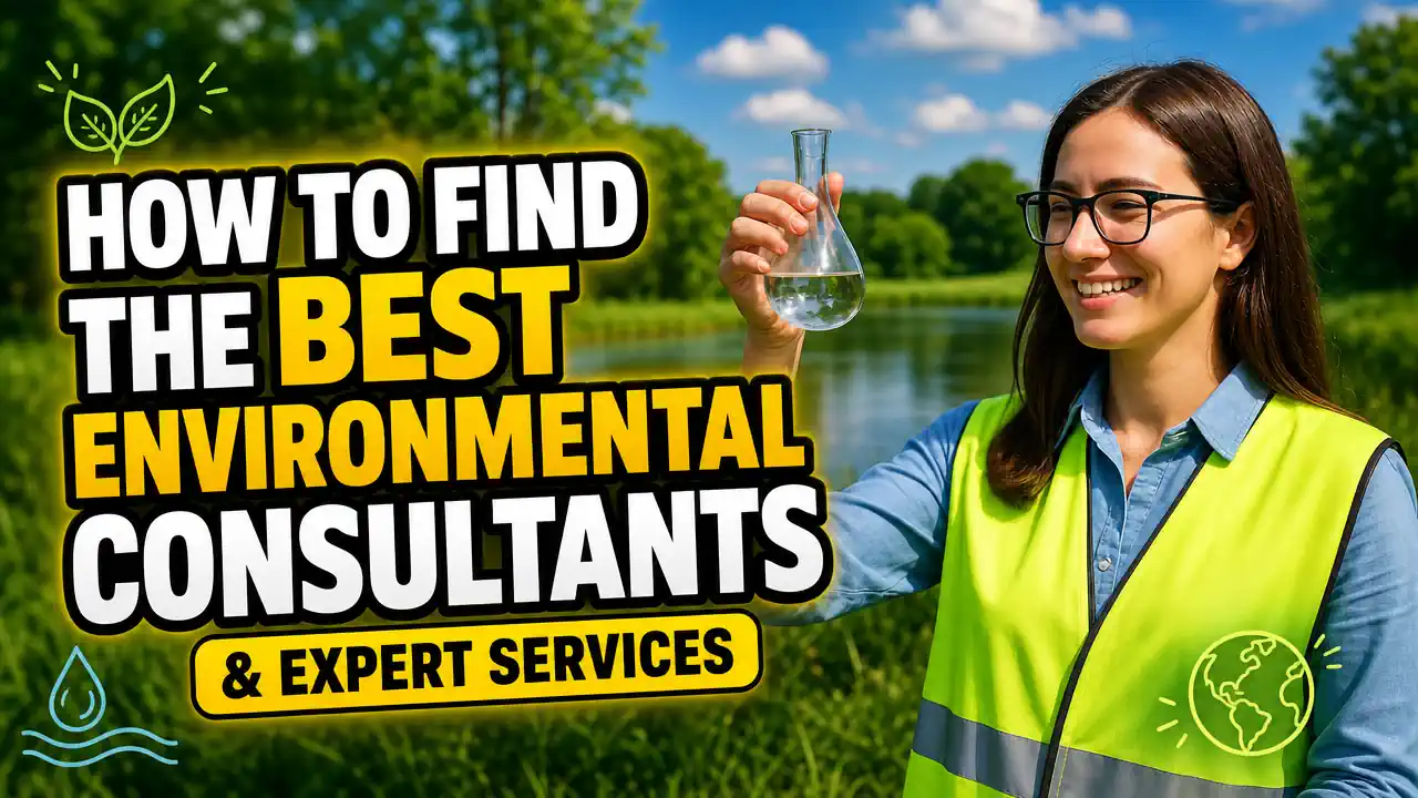 Image with the text: HOW TO FIND THE BEST ENVIRONMENTAL CONSULTANTS EXPERT SERVICES.